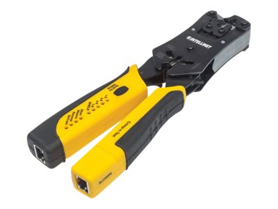 INTELLINET Crimpwerkzeug und Kabeltester 2-in-1-Werkzeug Anwendung