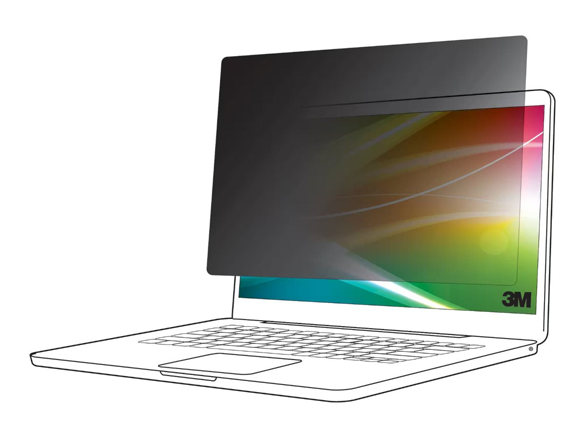 3M Bright Screen Privacy Filter Anwendung auf Laptop
