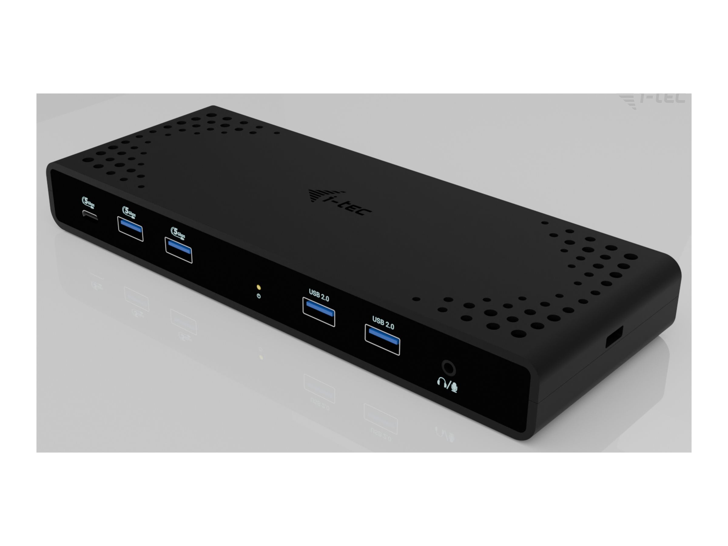 I-TEC Universal Dual 4K Display Docking Station PD 85W - Vorderansicht