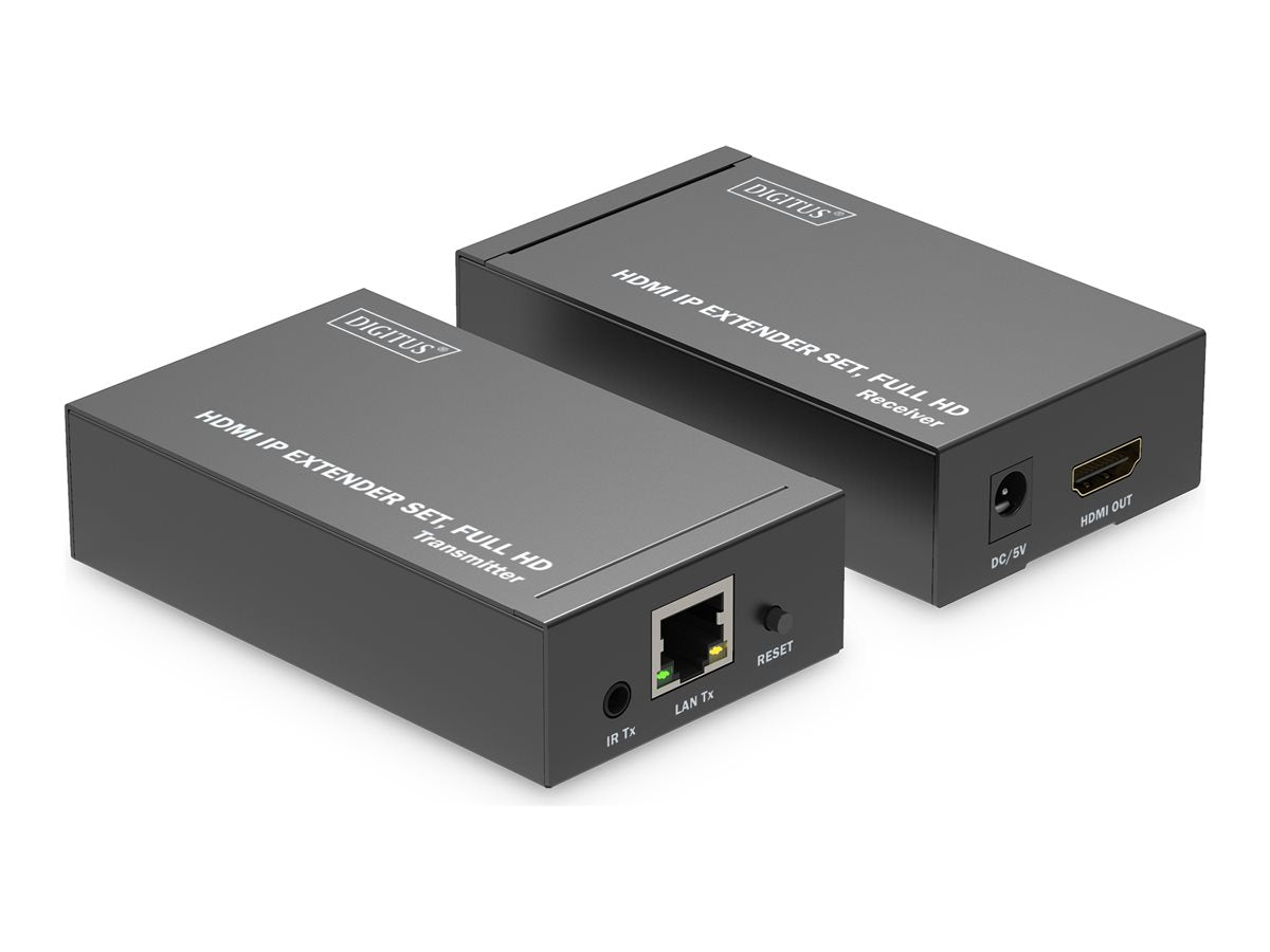 DIGITUS HDMI IP Video Extender Set 120m Full HD 1080p - Vorderansicht