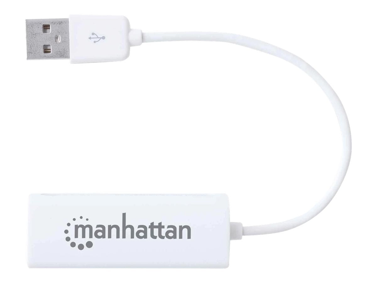 MANHATTAN USB 2.0 auf Fast Ethernet Adapter Vorderansicht