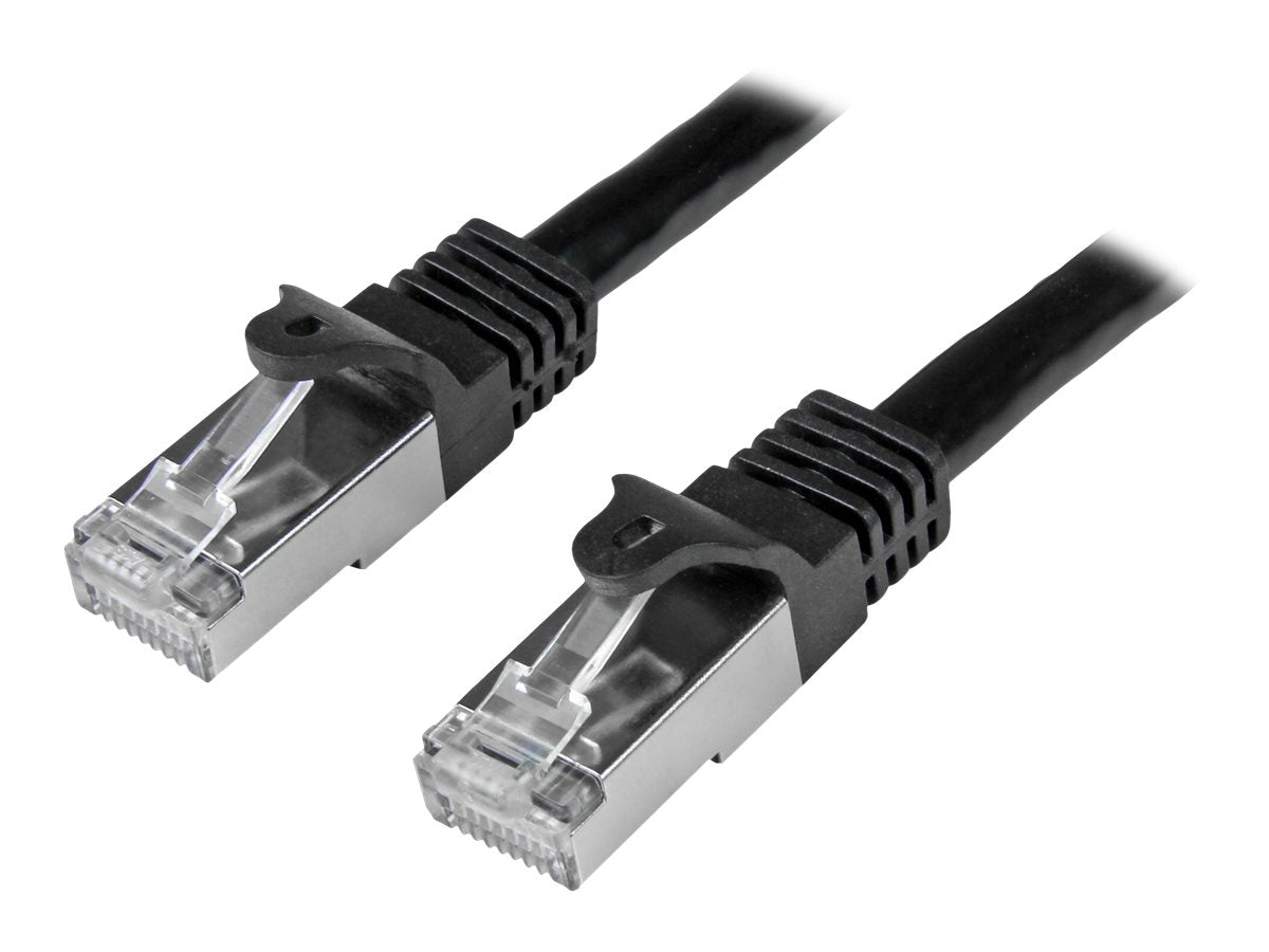 STARTECH.COM 2m Black Gigabit Snagless RJ45 SFTP Cat6 Patch Cable - Vorderansicht
