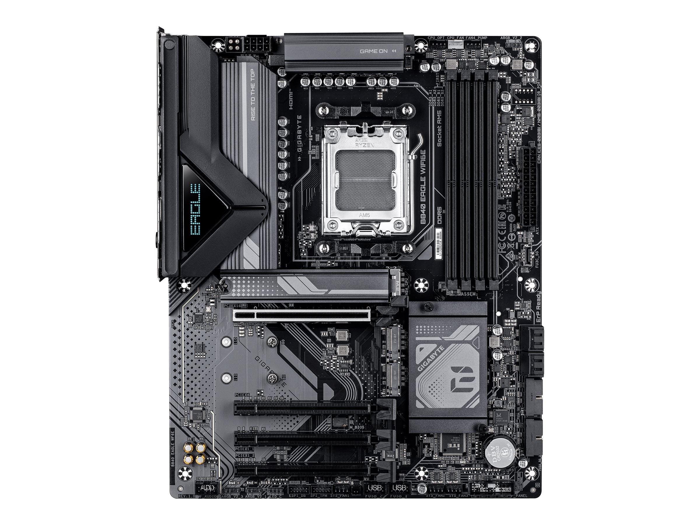GIGABYTE B840 EAGLE WF6E Motherboard Vorderansicht