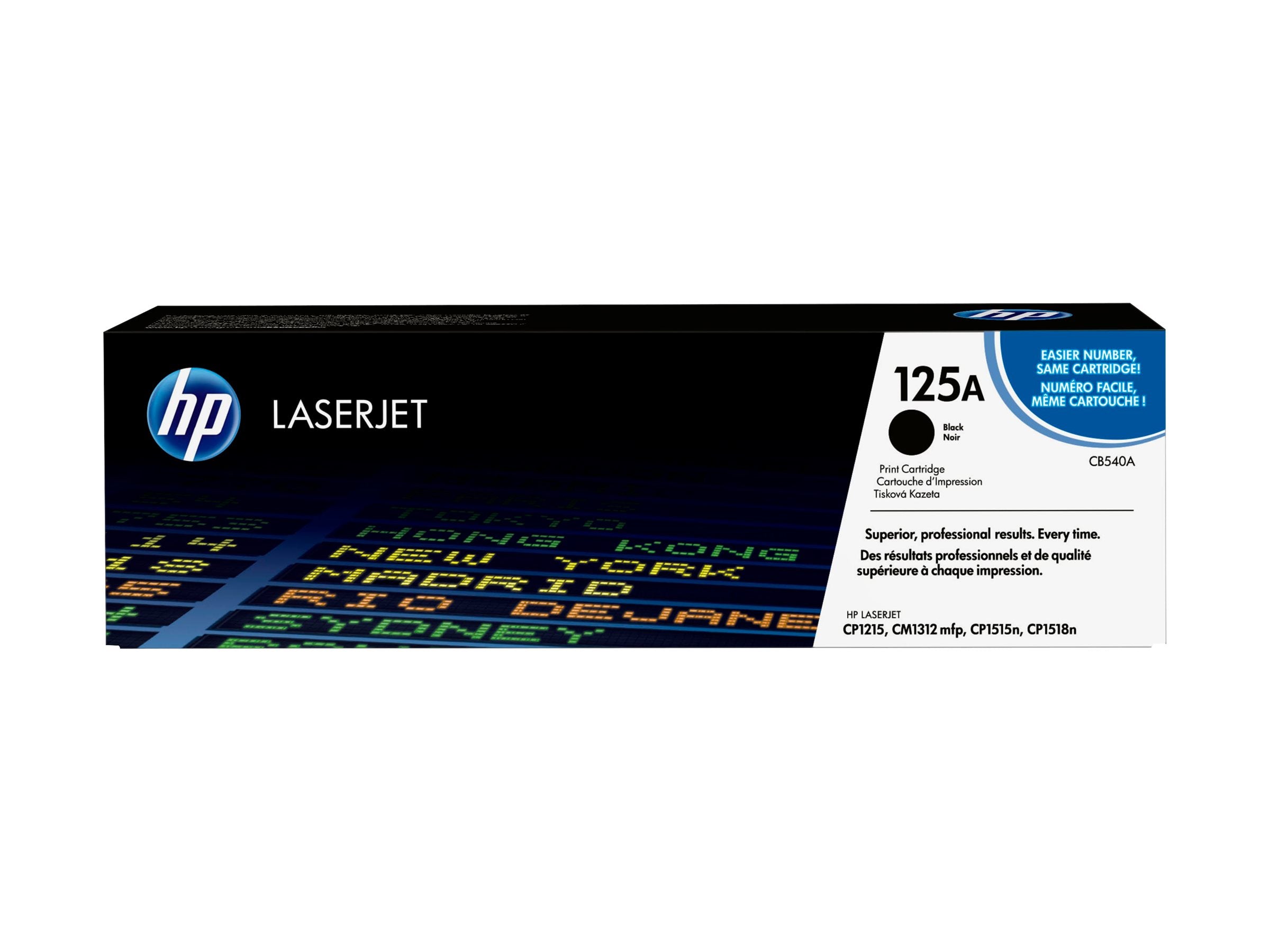 HP 125A Tonerpatrone schwarz Vorderansicht