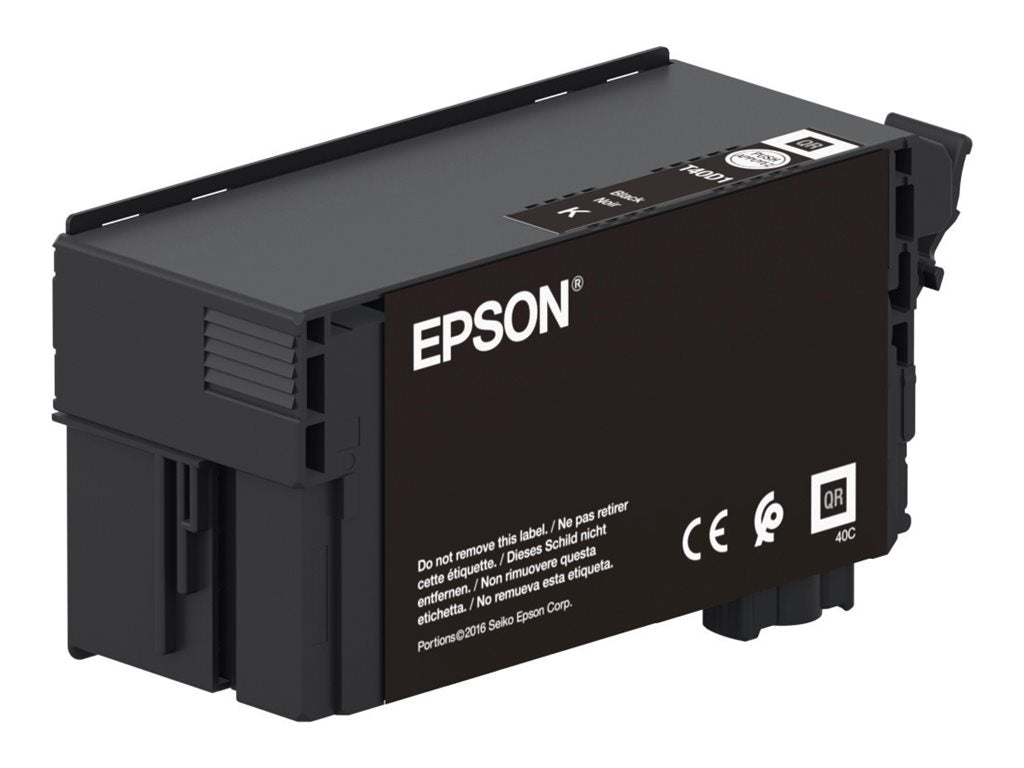 EPSON UltraChrome XD2 Black T40D140 80ml Tintenpatrone Vorderansicht