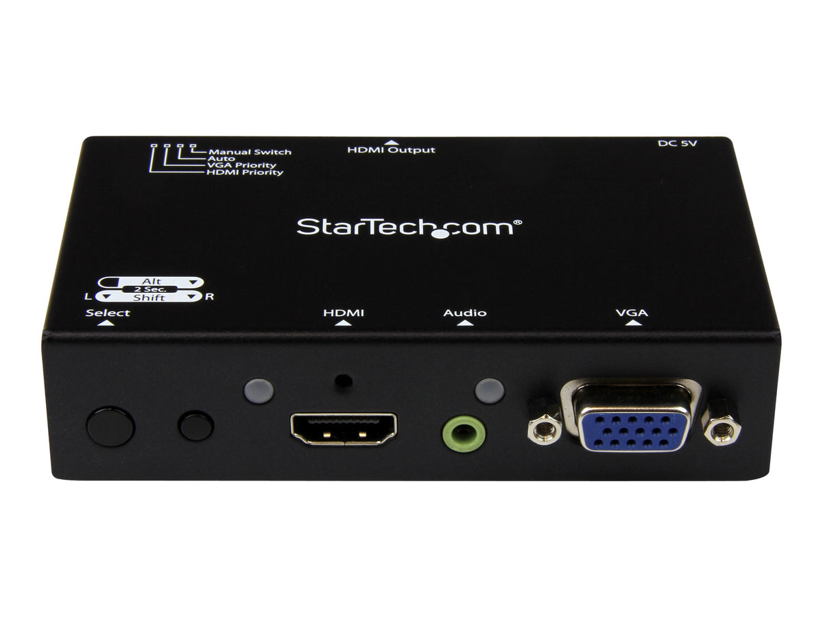 STARTECH.COM 2 Port HDMI + VGA auf HDMI Konverter Switch Detailansicht