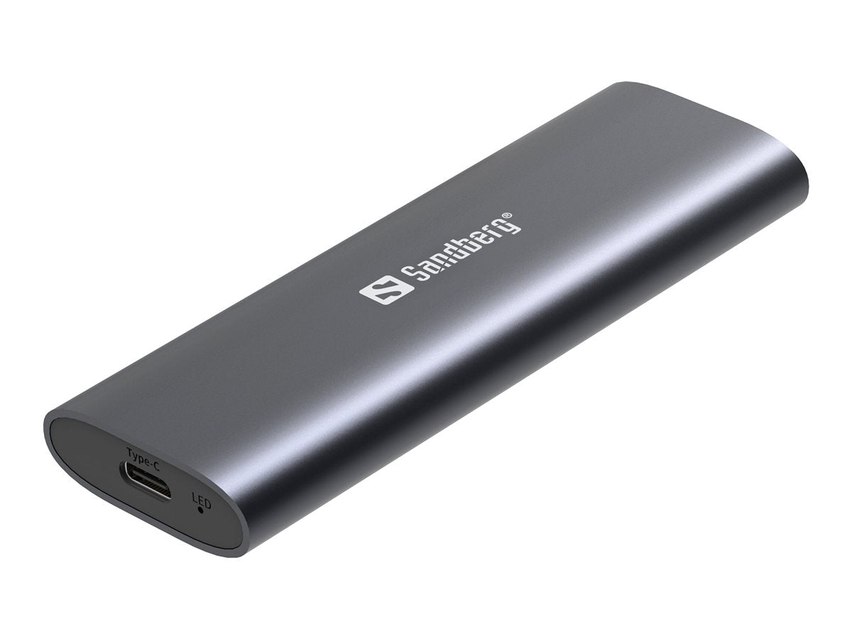 SANDBERG USB 3.2 Case for M.2+NVMe SSD - Vorderansicht
