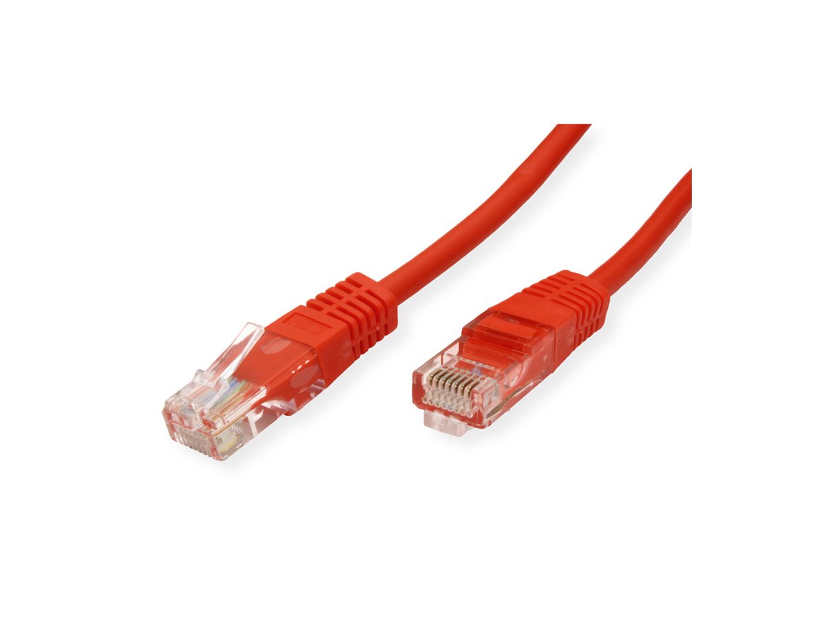 ROLINE Patchkabel Kat.5e Class D UTP rot 3m Verpackung