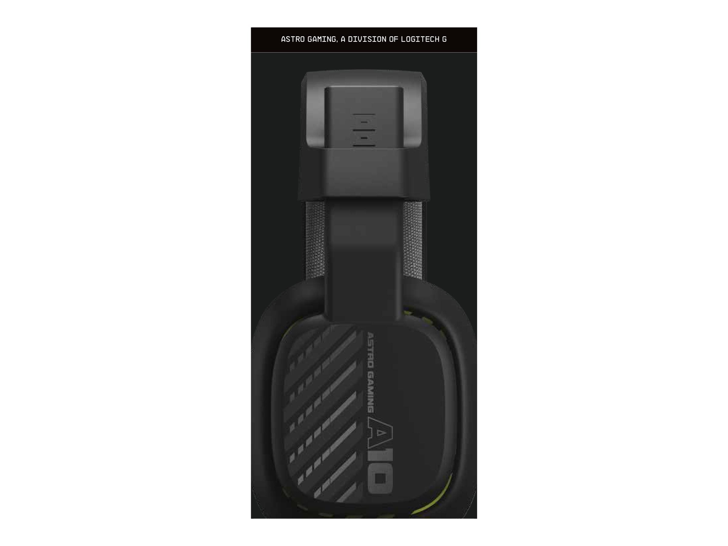 LOGITECH Astro Gaming A10 Gen 2 Headset Vorderansicht