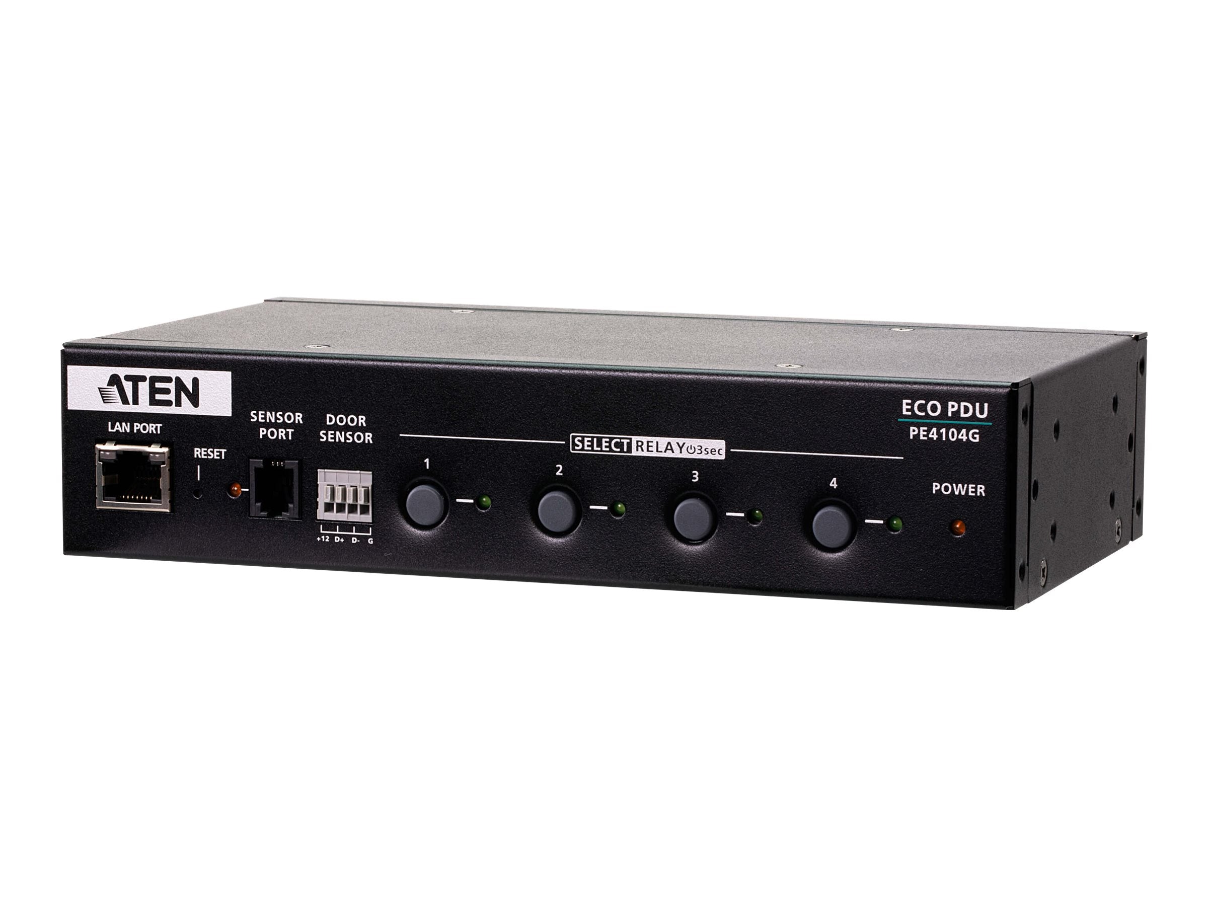 ATEN PE4104G PDU 4-Ausgänge IP Kontrollbox Vorderansicht