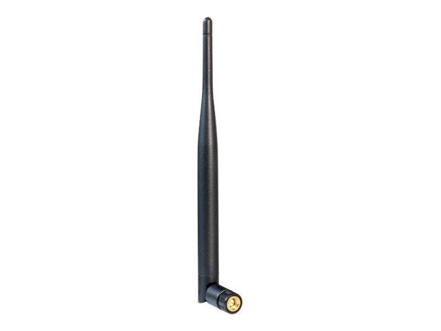 DELOCK WLAN Antenne 802.11 ac/a/b/g/n SMA 5 dBi omnidirektional Gelenk schwarz - Vorderansicht
