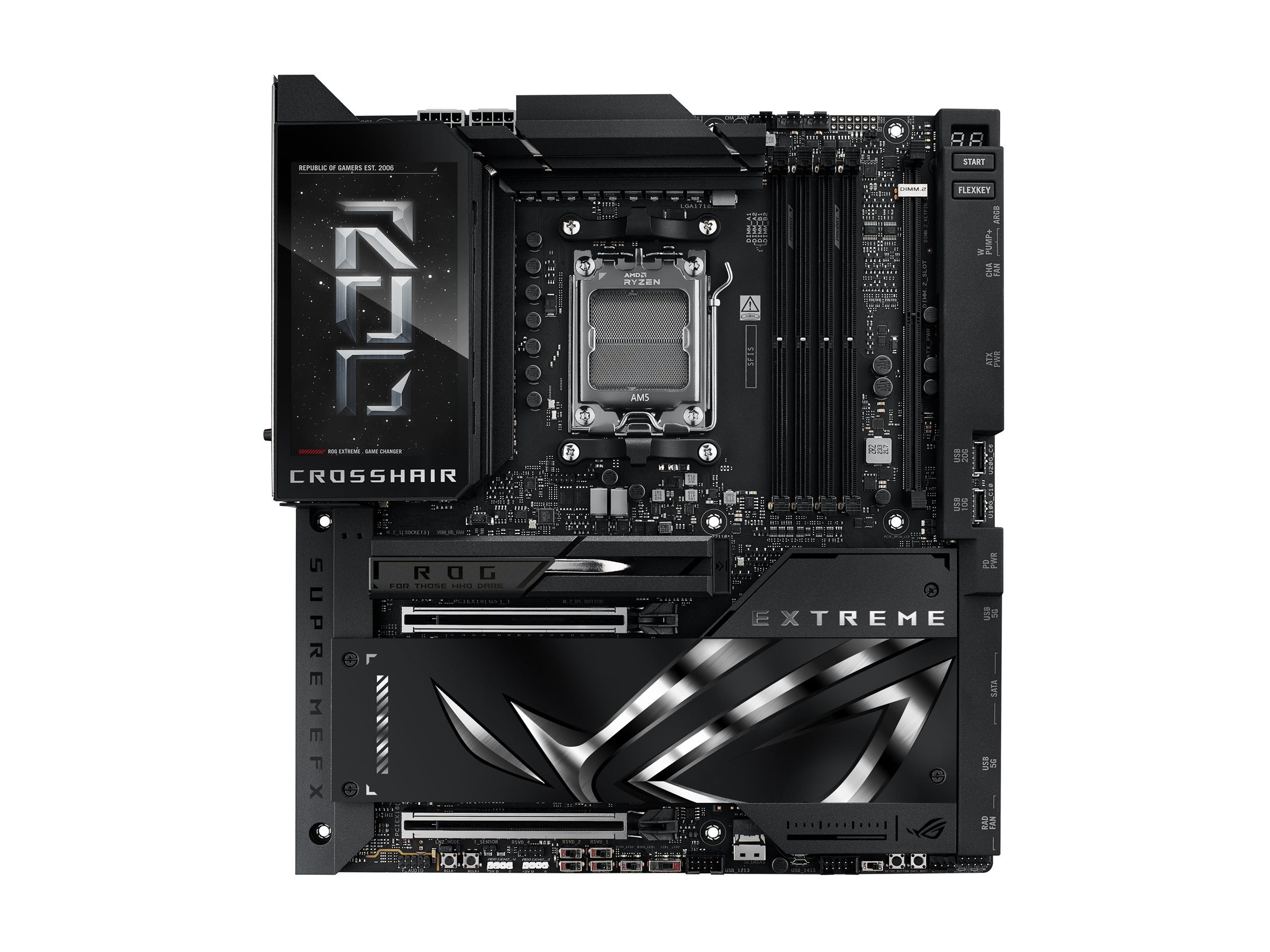 ASUS ROG CROSSHAIR X870E EXTREME Motherboard Vorderansicht