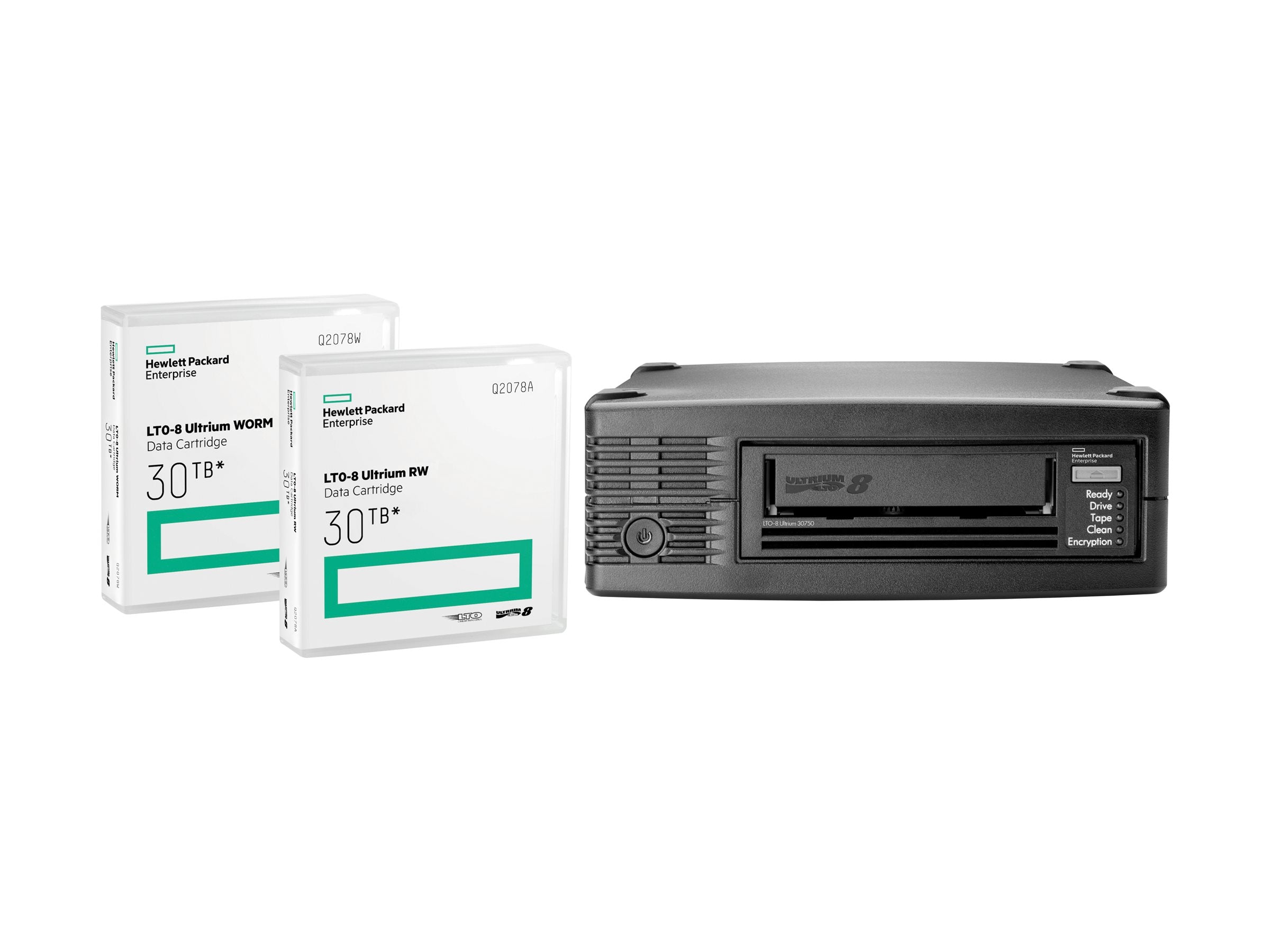 HPE LTO-8 Ultrium 30750 Ext Tape Drive Verpackung