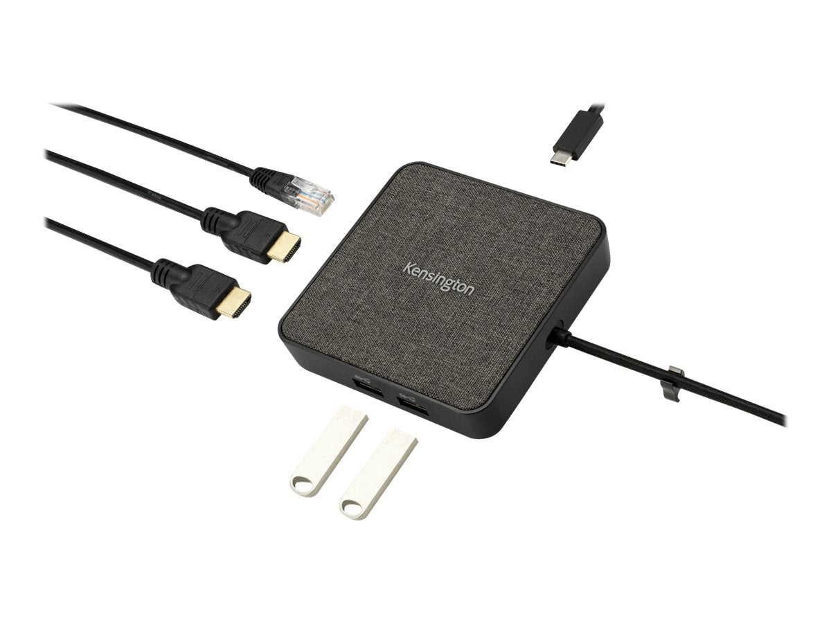 KENSINGTON MD120U4 USB4 Thunderbolt 4 Portable Docking Station Anschlussmöglichkeiten