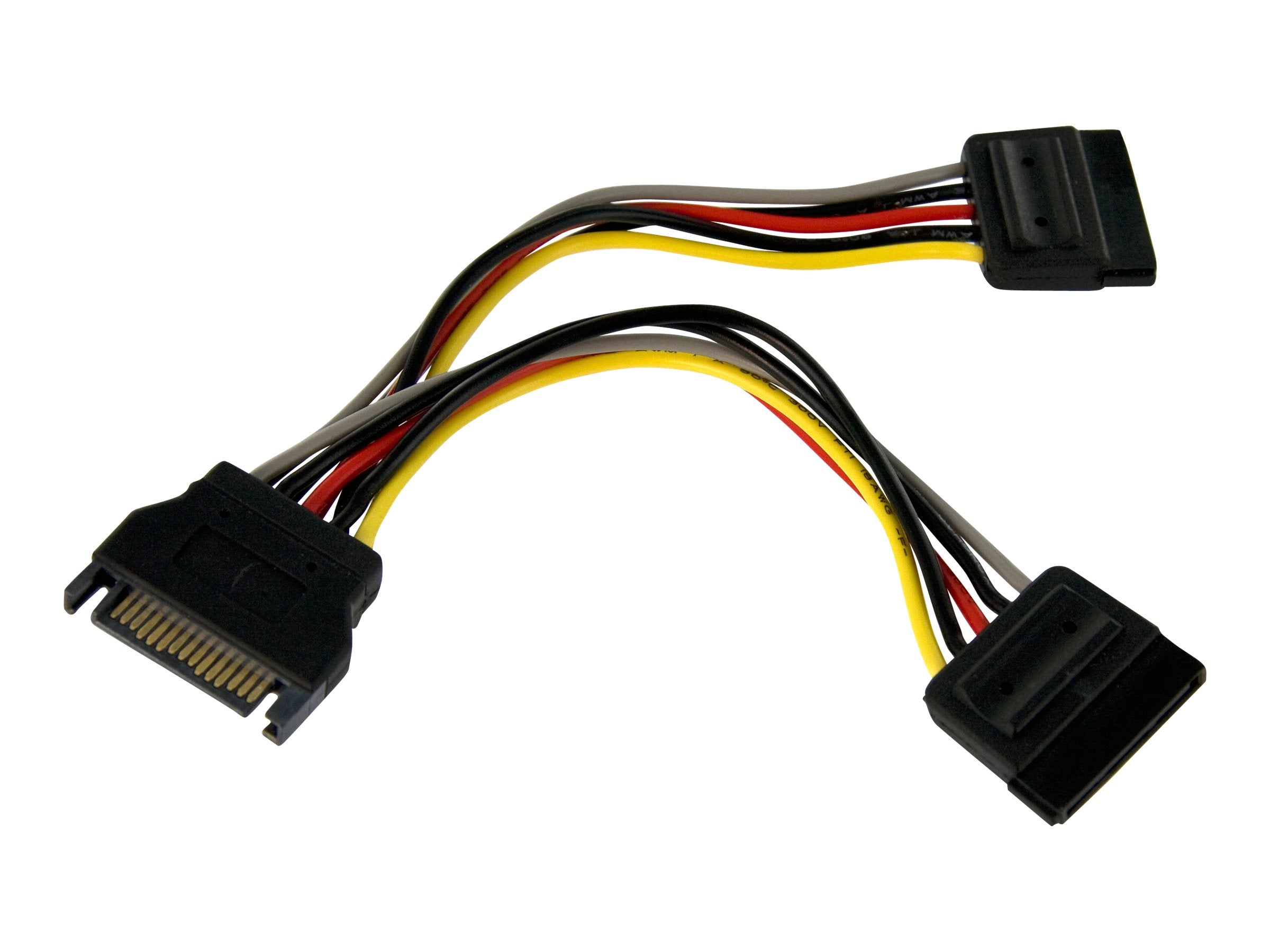STARTECH.COM 6in SATA Power Y Splitter Cable Adapter Vorderansicht