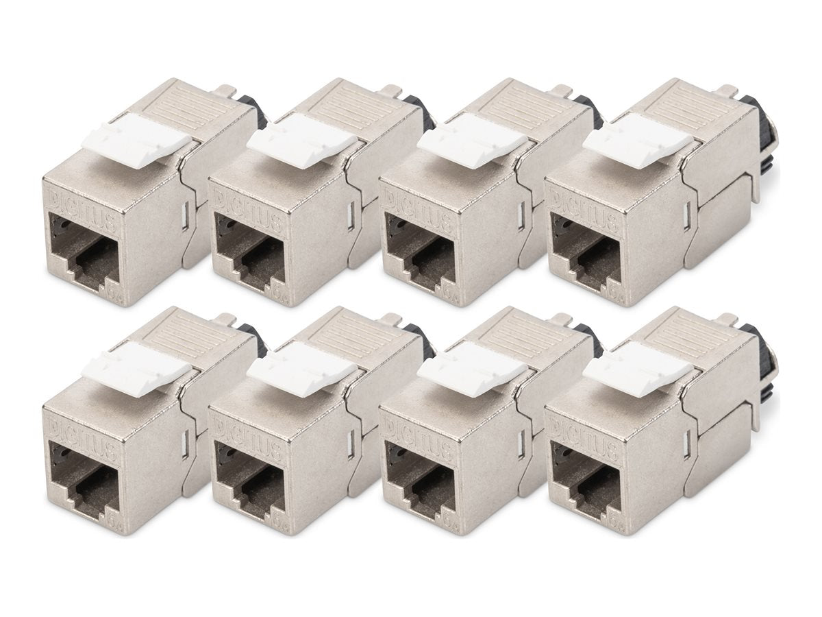 DIGITUS CAT 6A Keystone Jack shielded Vorderansicht