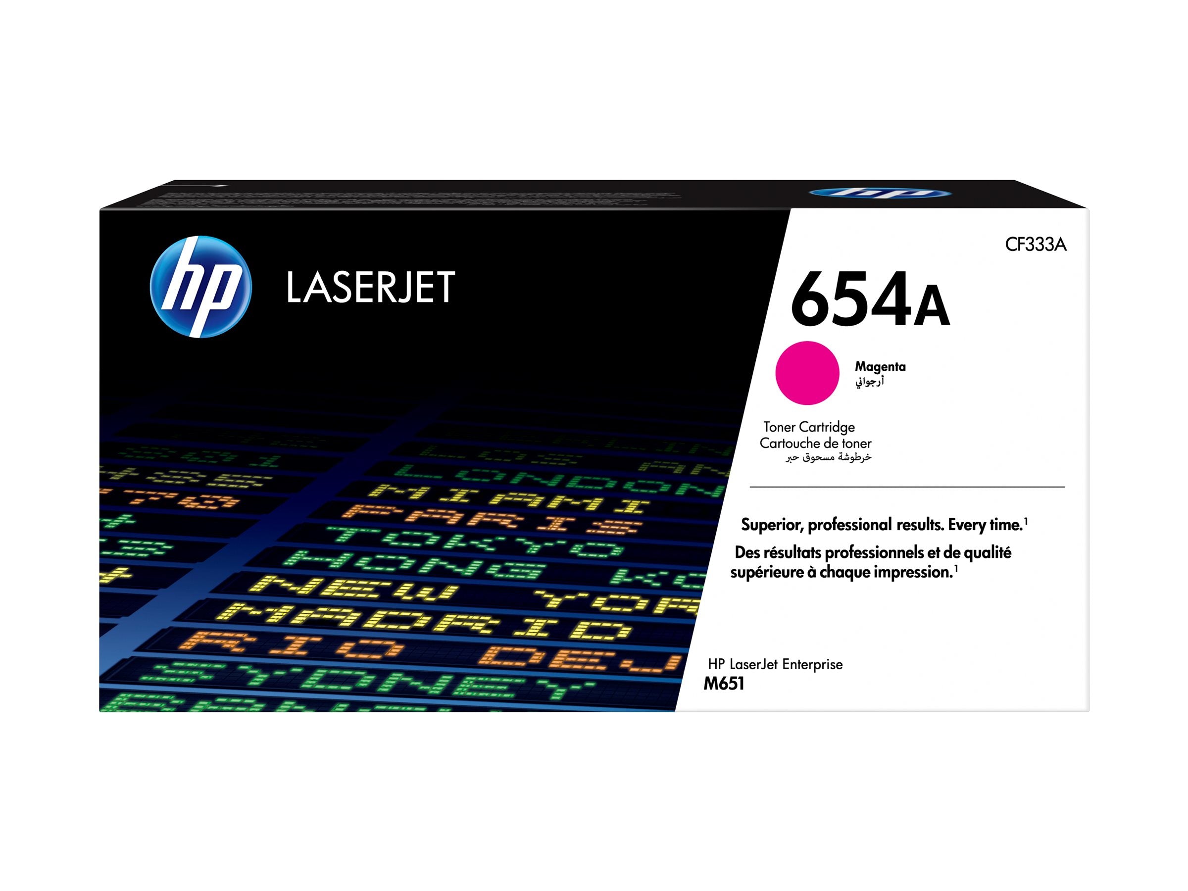 HP 654A Original Toner magenta Vorderansicht