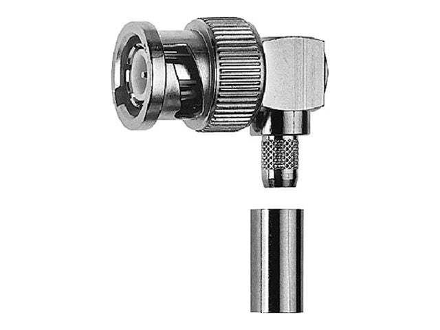 PUC TELEGÄRTNER BNC-Kabelwinkelstecker Crimp G5 RG-223/U - Vorderansicht