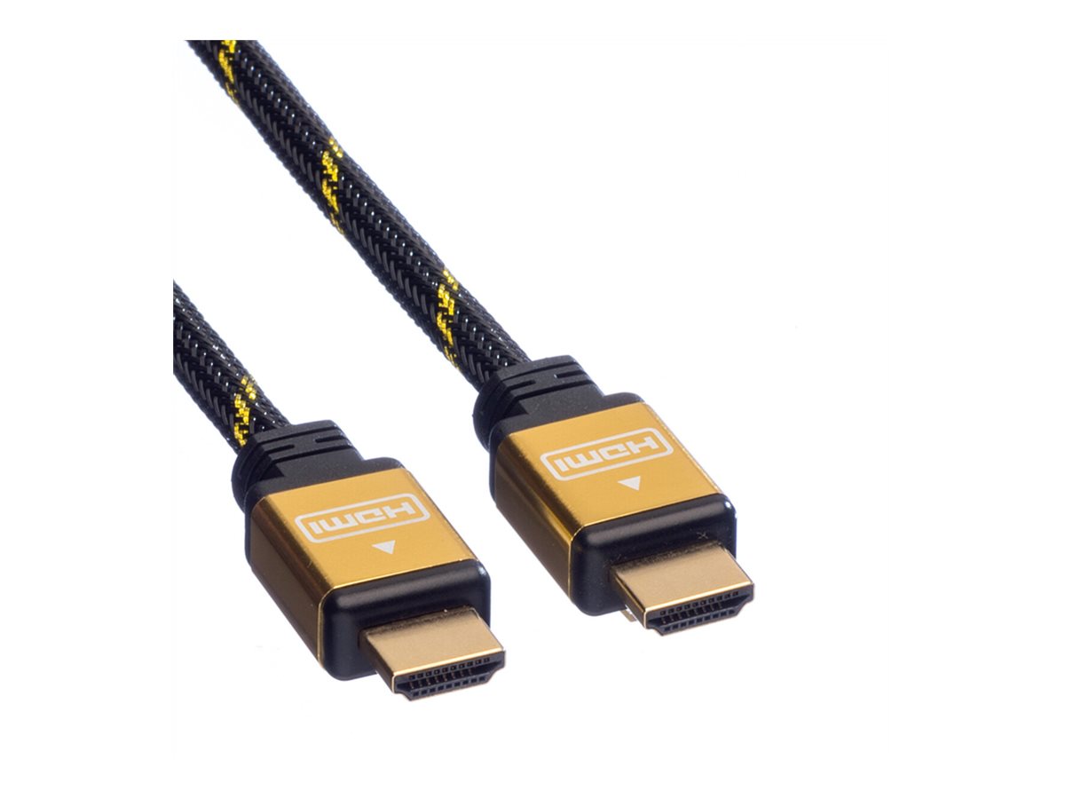 ROLINE GOLD HDMI High Speed Kabel mit Ethernet 5m - Anschlussansicht