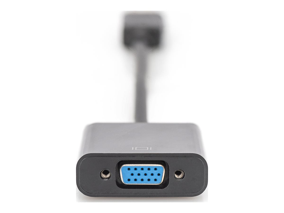 ASSMANN Adapterkabel DisplayPort Stecker auf VGA HD15 Buchse 0,15m Verpackung