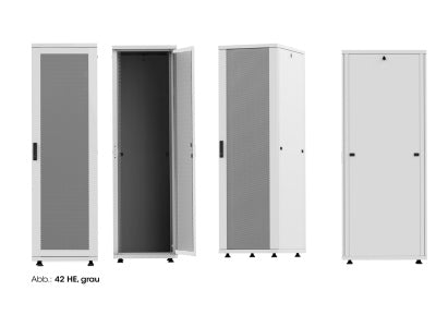 INTELLINET 48,3 cm 19 Zoll Serverschrank Basic Line Vorderansicht
