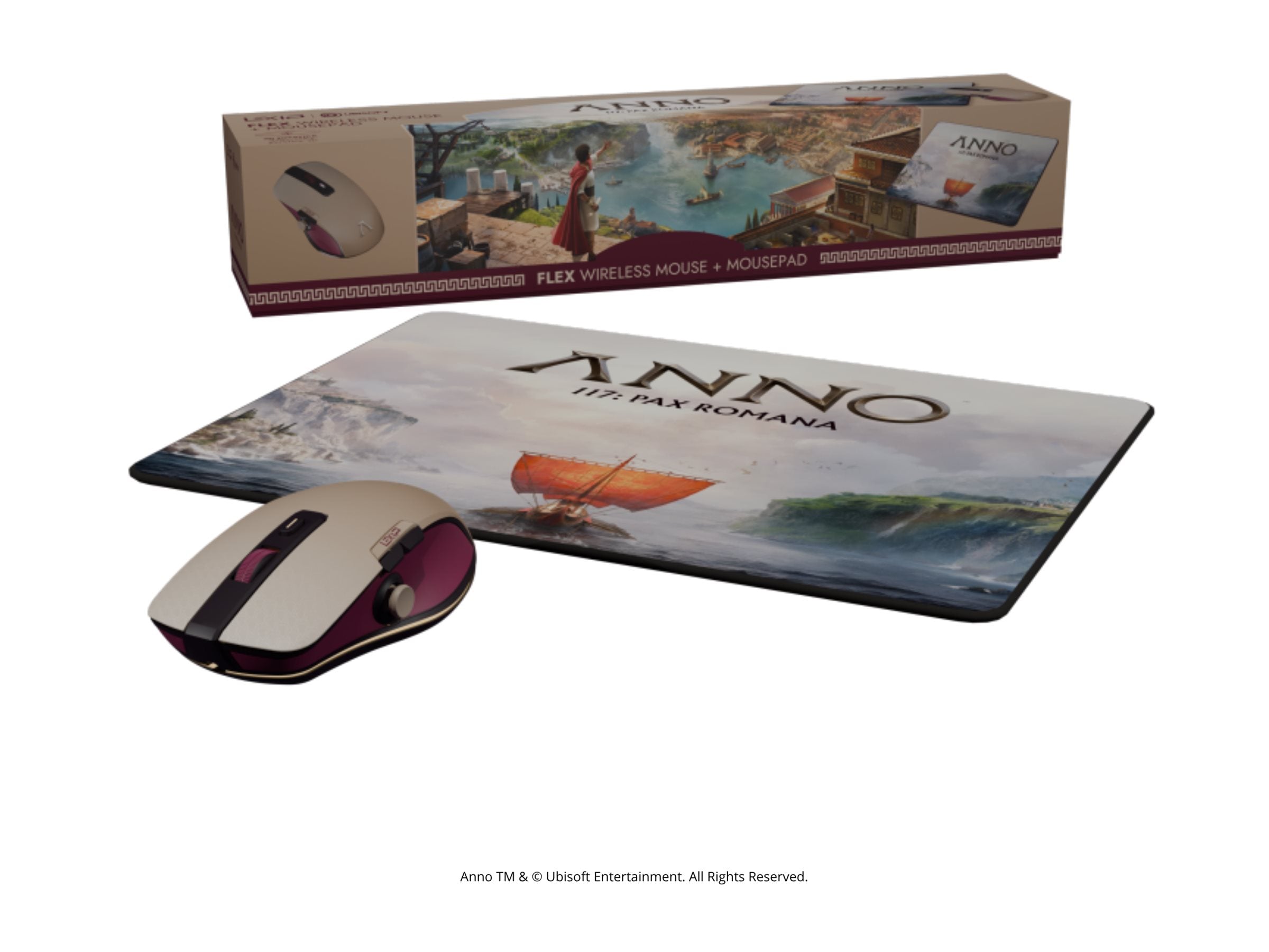 LEXIP X UBISOFT ANNO 117 Bundle Flex Pro-Air Mouse - Vorderansicht