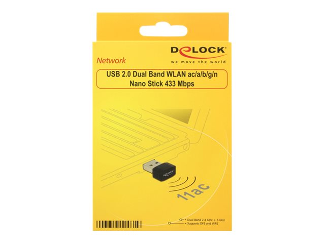 DELOCK Tastatur WLAN Vorderansicht