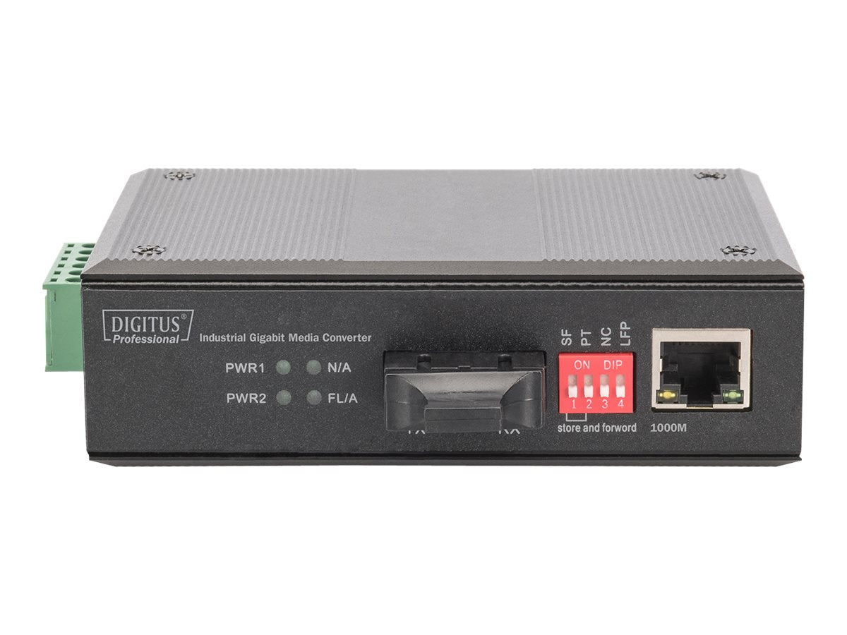 DIGITUS Medien Konverter 10/100/1000BaseT zu 1000Base-SX SC - Verpackung