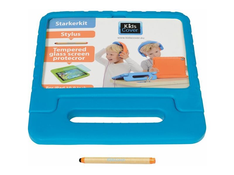 PARAT KidsCover für iPad 10 Gen./11 Gen. inkl. StylusPen und gehärtetem Displayschutz - blau