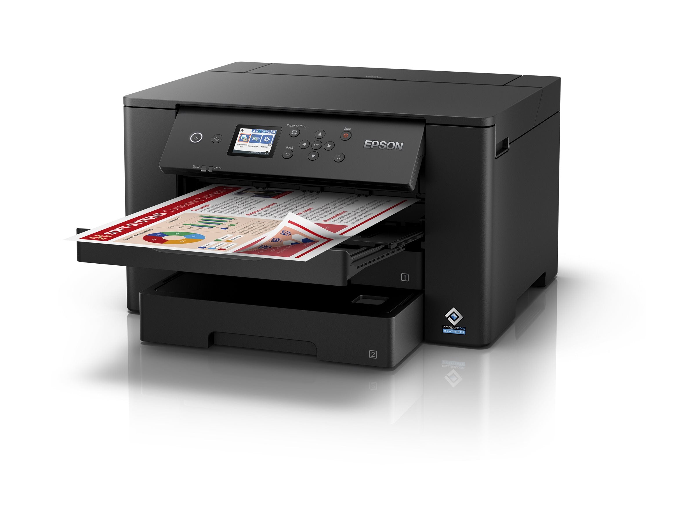 EPSON WorkForce WF-7310DTW A3 Tintenstrahldrucker Vorderansicht