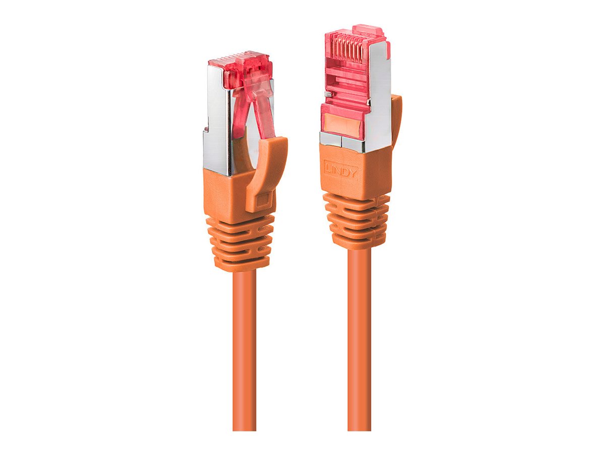 LINDY Cat.6 S/FTP Kabel, orange, 30m Patchkabel - Detailansicht
