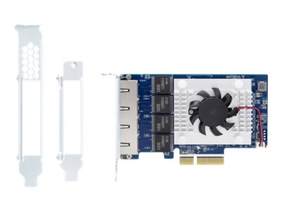 QNAP QXG-5G4T-111C Quad-Port 5GbE Multi-Gig-Erweiterungskarte - Vorderansicht