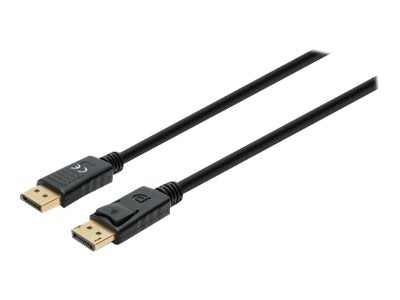 MANHATTAN 8K60Hz DisplayPort 1.4 Kabel Stecker auf Stecker 3m unterstützt 4K144Hz HDR vergoldete Kontakte schwarz