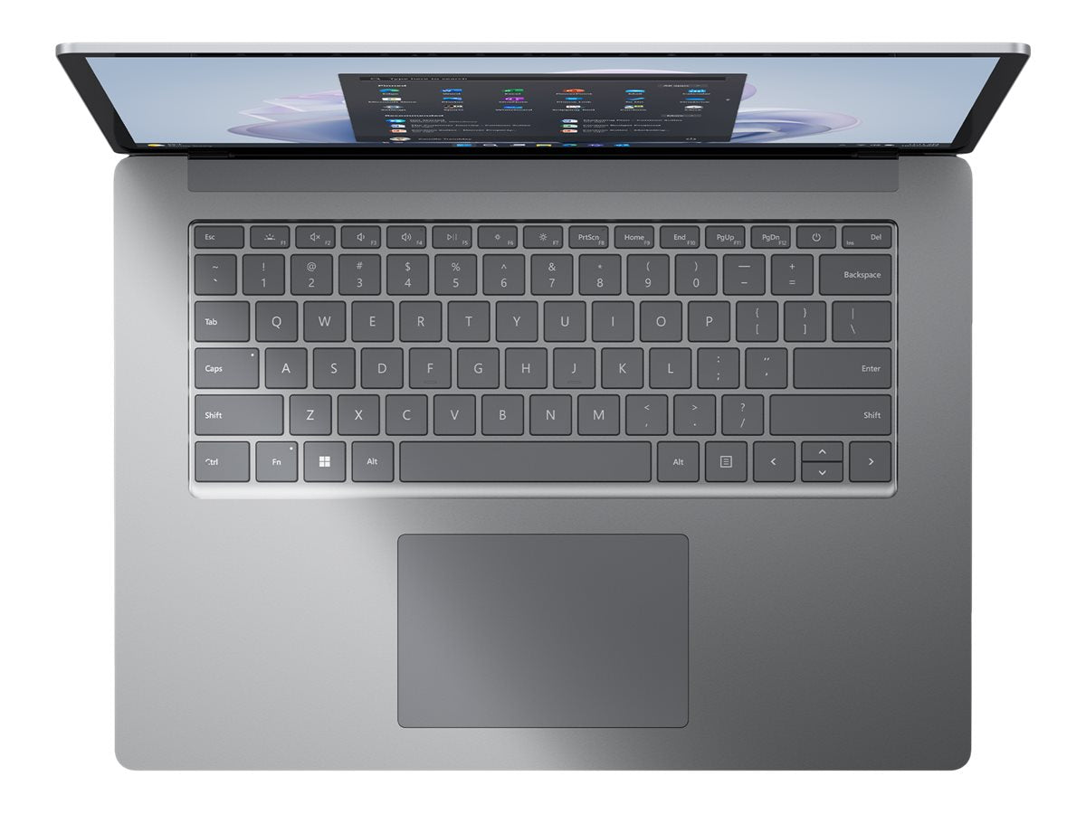 Detailansicht der Tastatur des MICROSOFT Surface Laptop 5