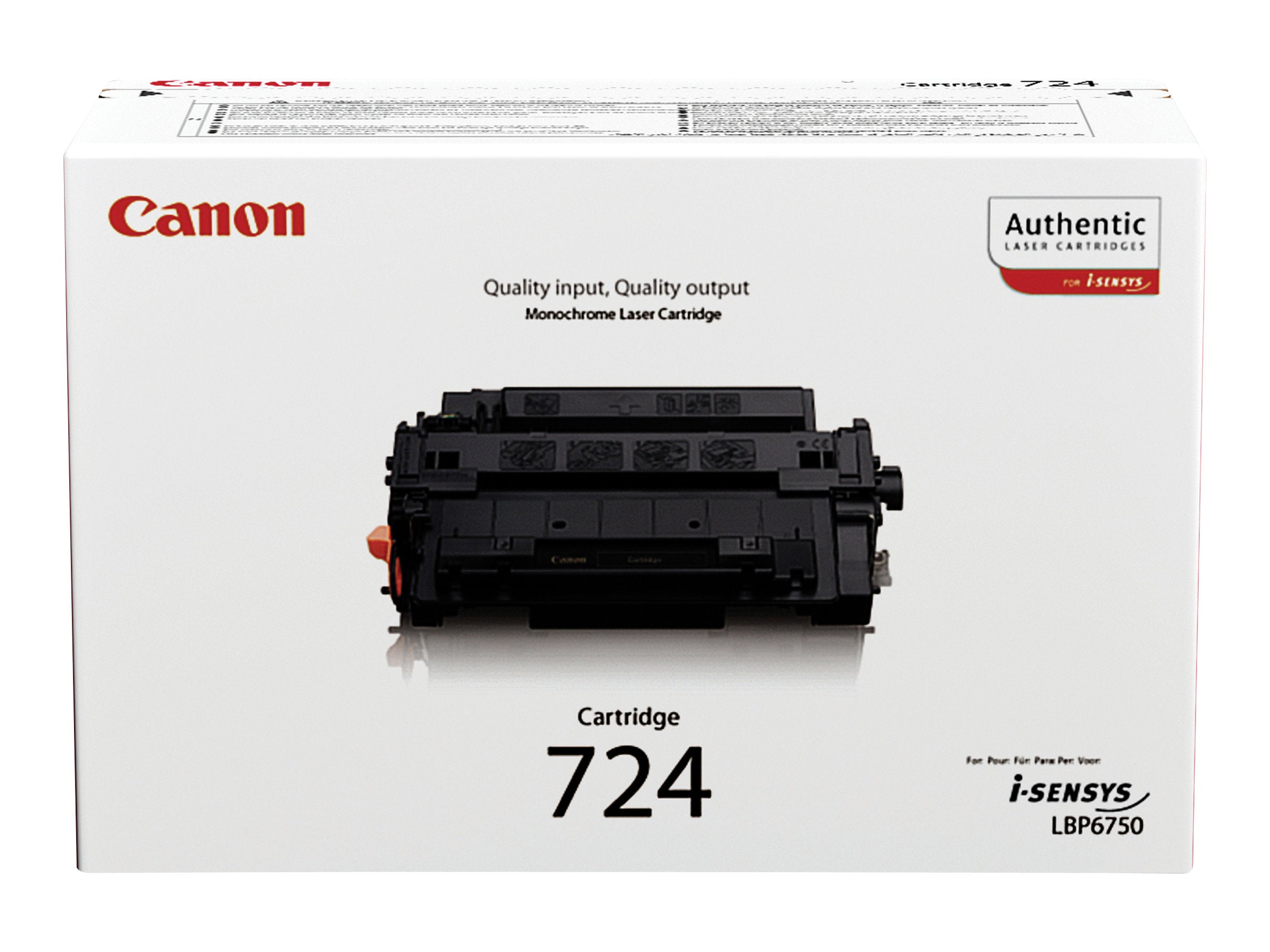 CANON CRG-724 Toner schwarz Detailansicht