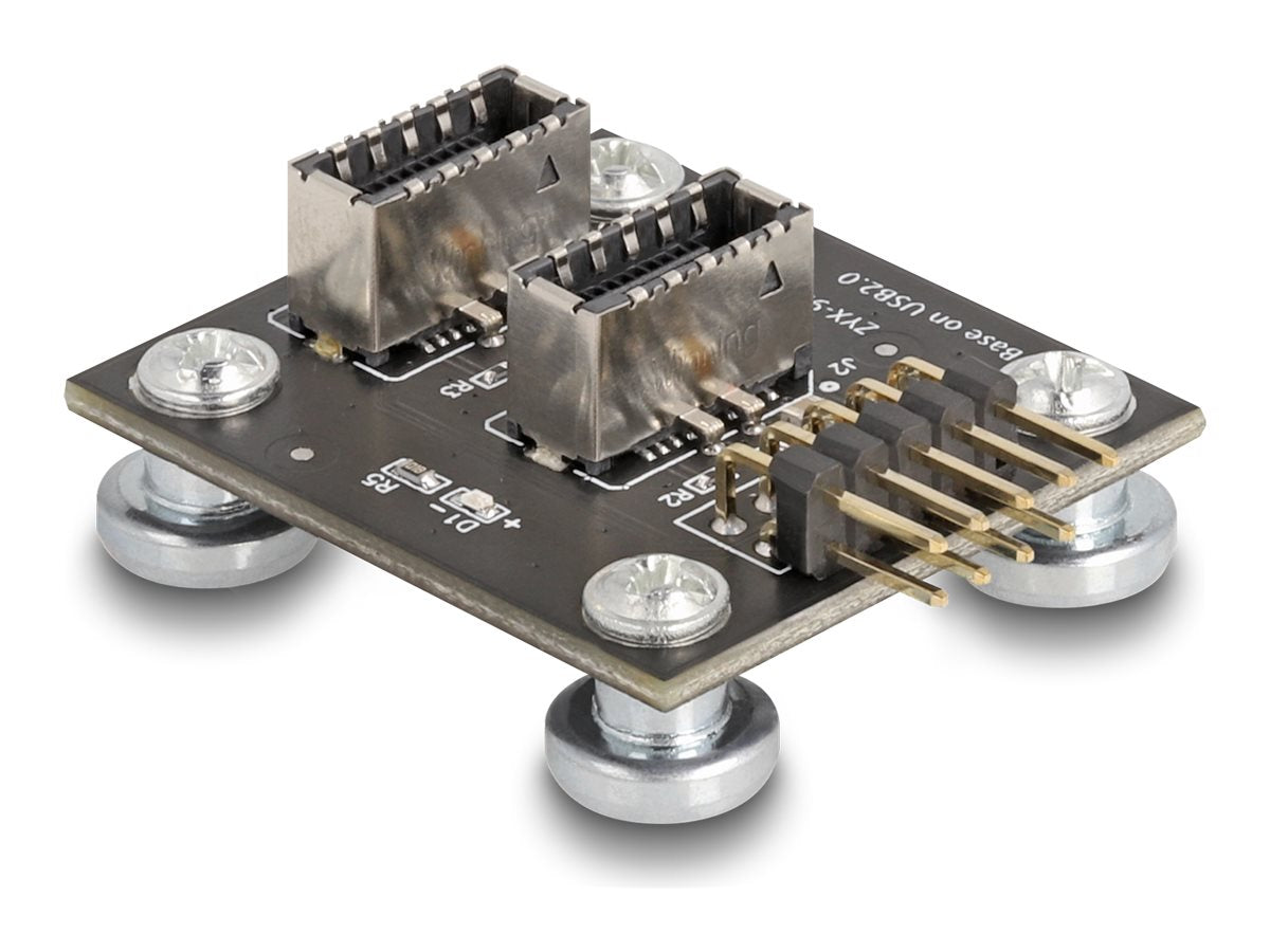 DELOCK USB 2.0 Adapter Pfostenbuchse Vorderansicht