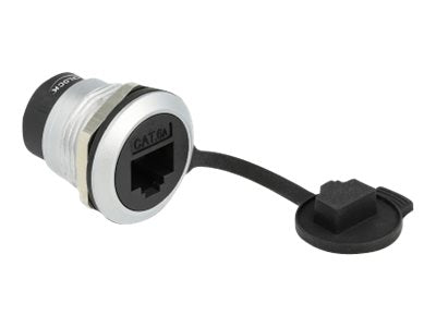 DELOCK RJ45 Cat.6A Einbaubuchse Vorderansicht