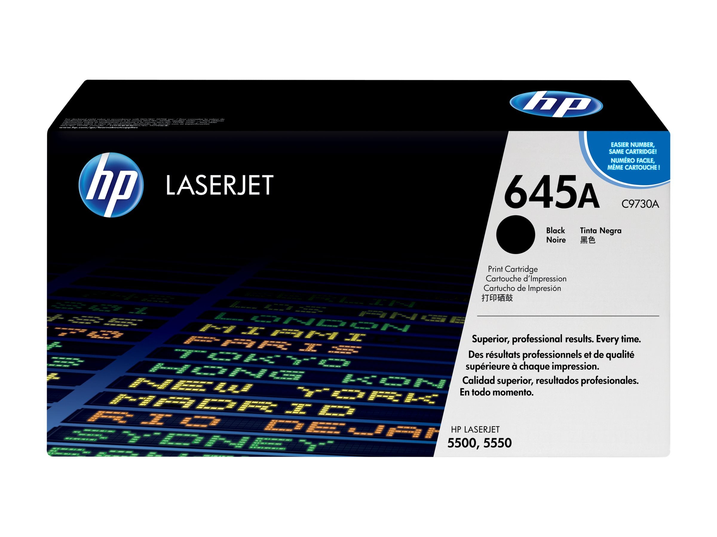 HP 645A Tonerpatrone schwarz Verpackung