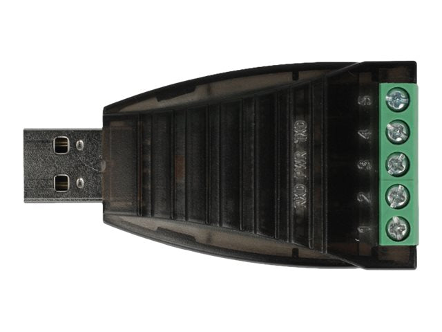 DELOCK Konverter USB Typ-A zu Seriell RS-422/485 Terminalblock Vorderansicht