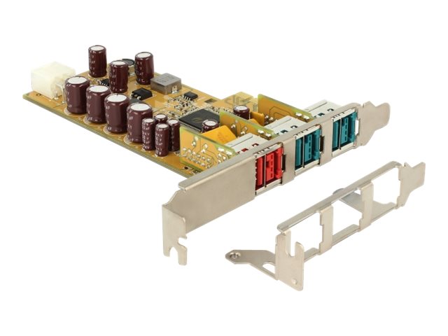 DELOCK PoweredUSB PCI Express Karte Vorderansicht