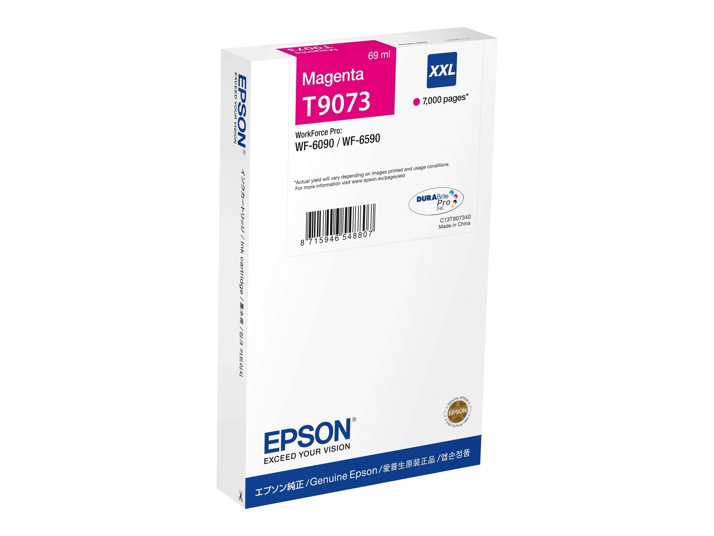 EPSON 4LB WF-6xxx Ink Cartridge Magenta XXL Vorderansicht