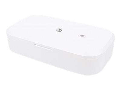 MANHATTAN UV-Desinfektionsbox für Smartphones im Einsatz
