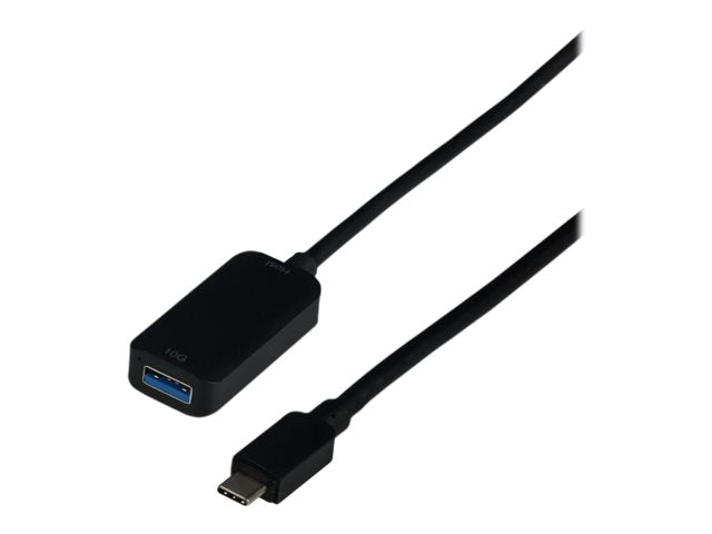 EFB USB 3.2 Gen2 Verlängerungskabel Typ-C Stecker - Typ-A Buchse 5m Vorderansicht