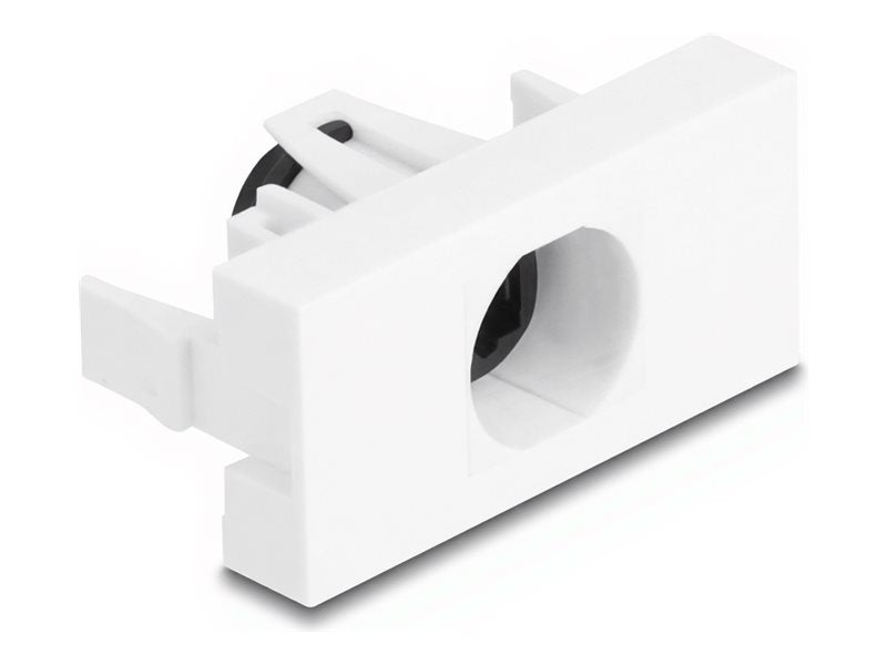 DELOCK Easy 45modul TOSLINK Buchse zu Buchse weiss - Vorderansicht
