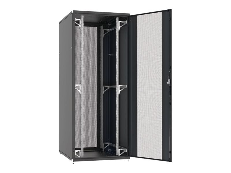 EFB 48,3cm 19Zoll Serverschrank PRO SERIE 42HE 800X800 RAL9005 - Seitenansicht