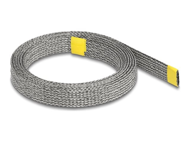 DELOCK Geflechtschlauch zur EMI Abschirmung dehnbar 2m x 20mm - Vorderansicht