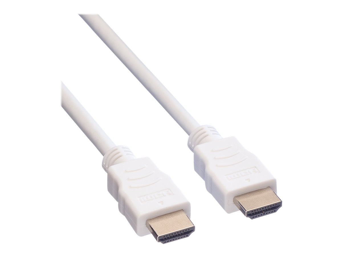 VALUE HDMI High Speed Kabel mit Ethernet weiss 5m