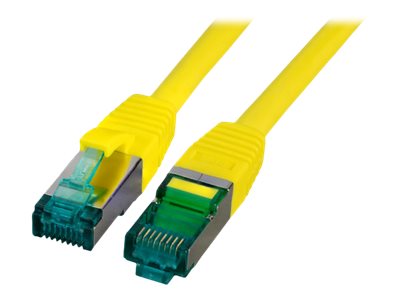 EFB RJ45 Patchkabel S/FTP Cat6A LSZH Gelb 10m - Verpackung