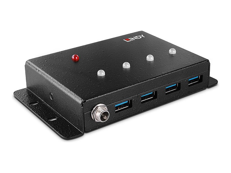 LINDY 4 Port USB 3.0 Metal Hub Verpackung