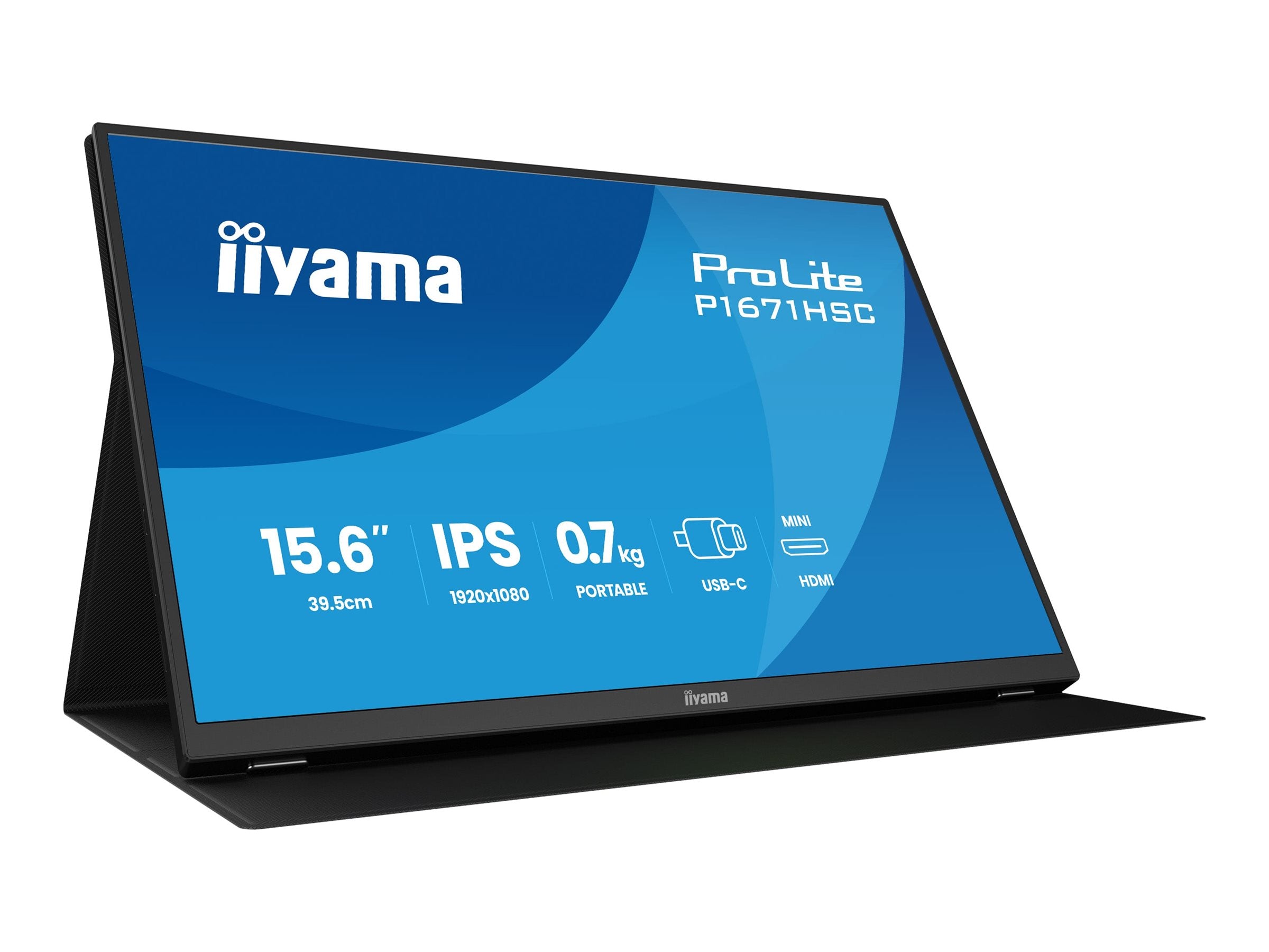 IIYAMA P1671HSC-B1 Monitor Rückansicht